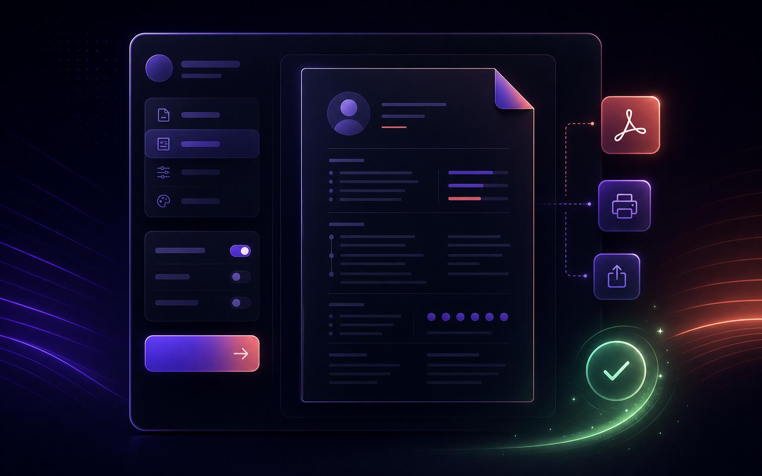 CurriCV template gallery showing professional resume layouts