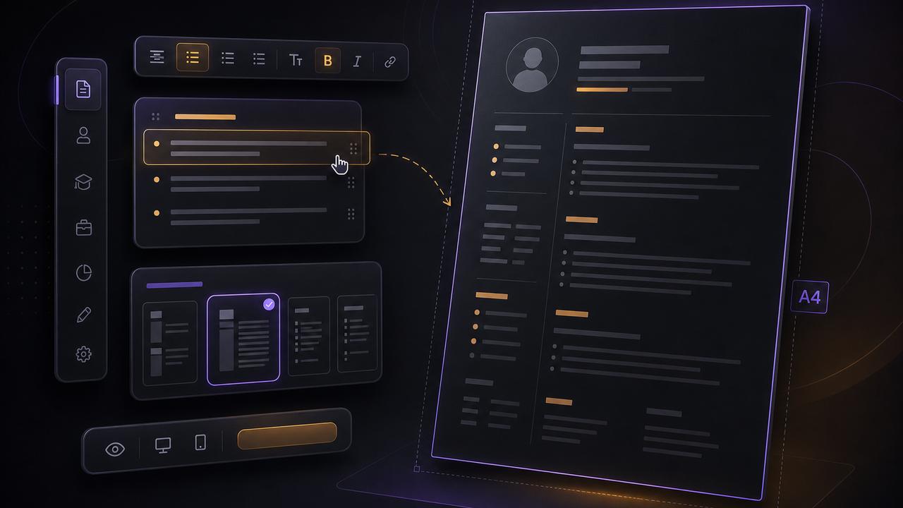 Bullet points and impact video preview